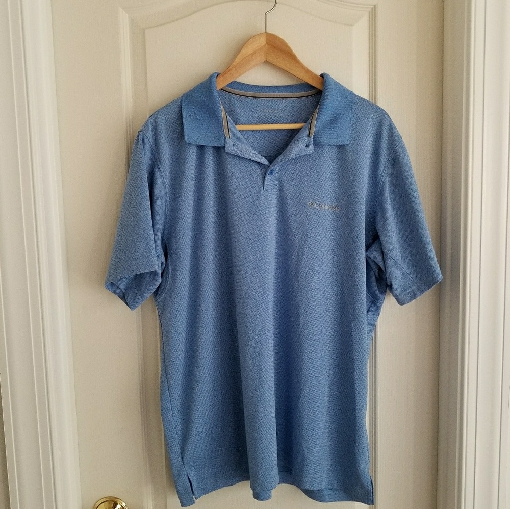 Columbia Men's Utilizer Polo in Light Blue